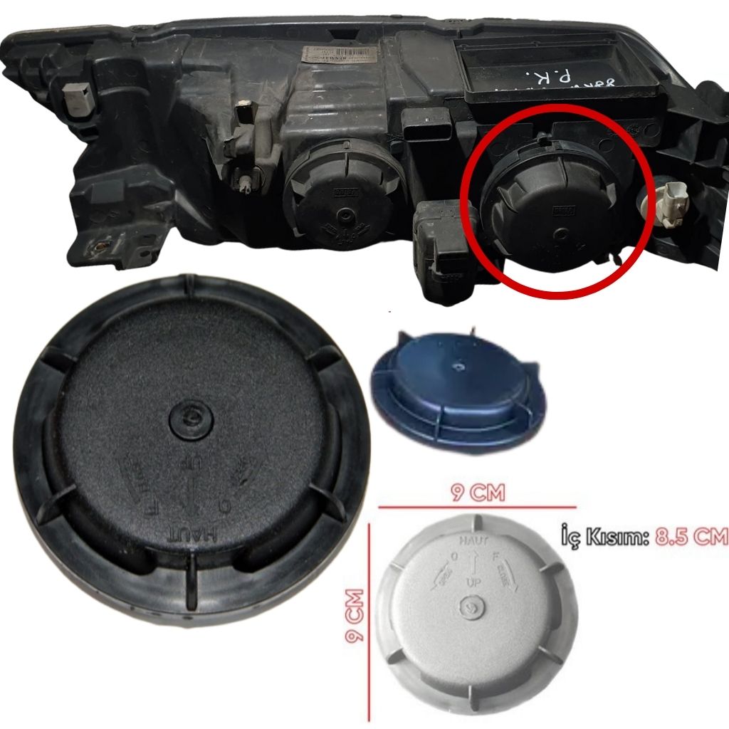 Laguna 2 Megane 1 Megane 2, Scenic 2, Grand Scenic 2 Kısa Far Kapağı Plastik(7701047182)