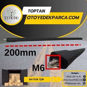 Kadjar Uyumlu Tavan Anten Çubuğu 200mm M6 Vidalı